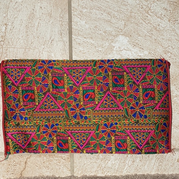 Threadwork cloth purse - Picture 2 of 4